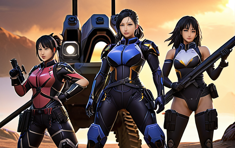 **Honkai: Star Rail team composition.** A balanced team featuring a DPS character (e.g., Seele or Jing Yuan), a support character (e.g., Bronya or Tingyun), and a tank character (e.g., Gepard or Trailblazer). Focus on showcasing teamwork and character roles.